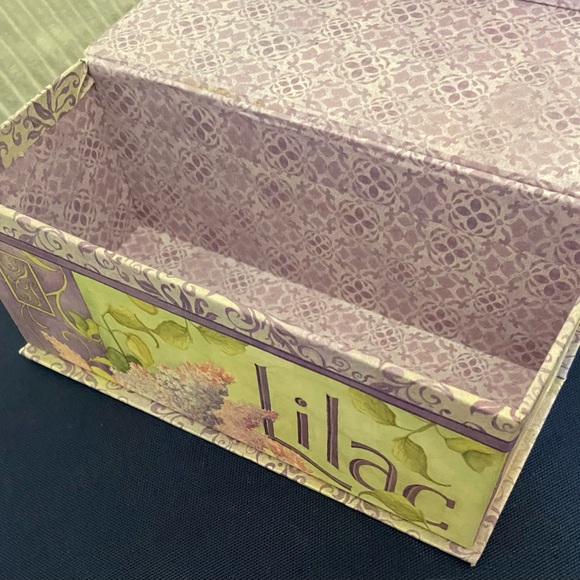 Lilac Floral Decorative Box - Picture 6 of 8
